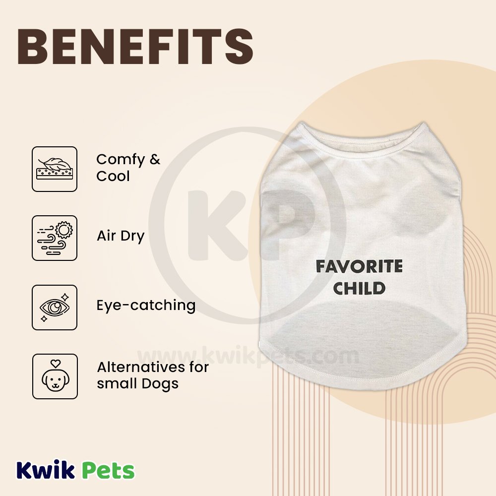 Fashion Pet Cosmo Favorite Child Tee White Small