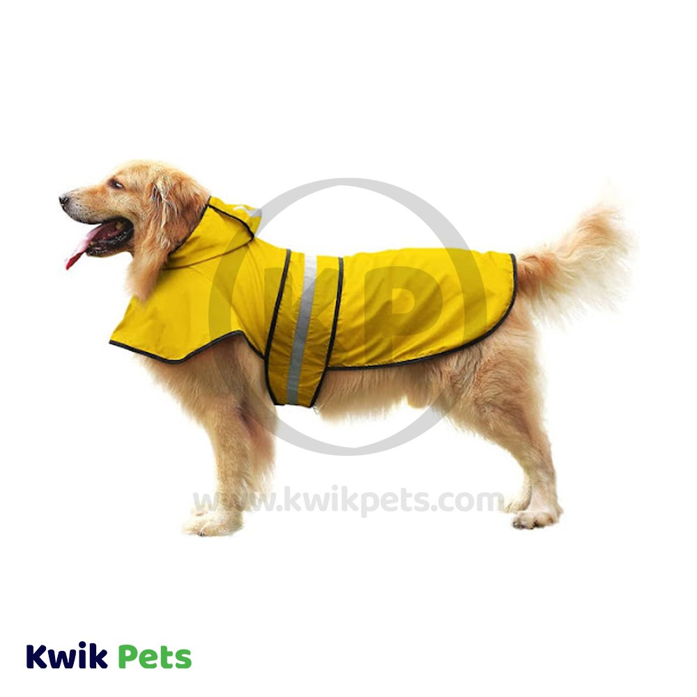 Fashion Pet Rainy Day Slicker Yellow Medium