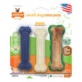 Nylabone Healthy Edibles & Flexi Chew Value Pack Chicken & Bacon XS/Petite - Up To 15 lbs 3 Count