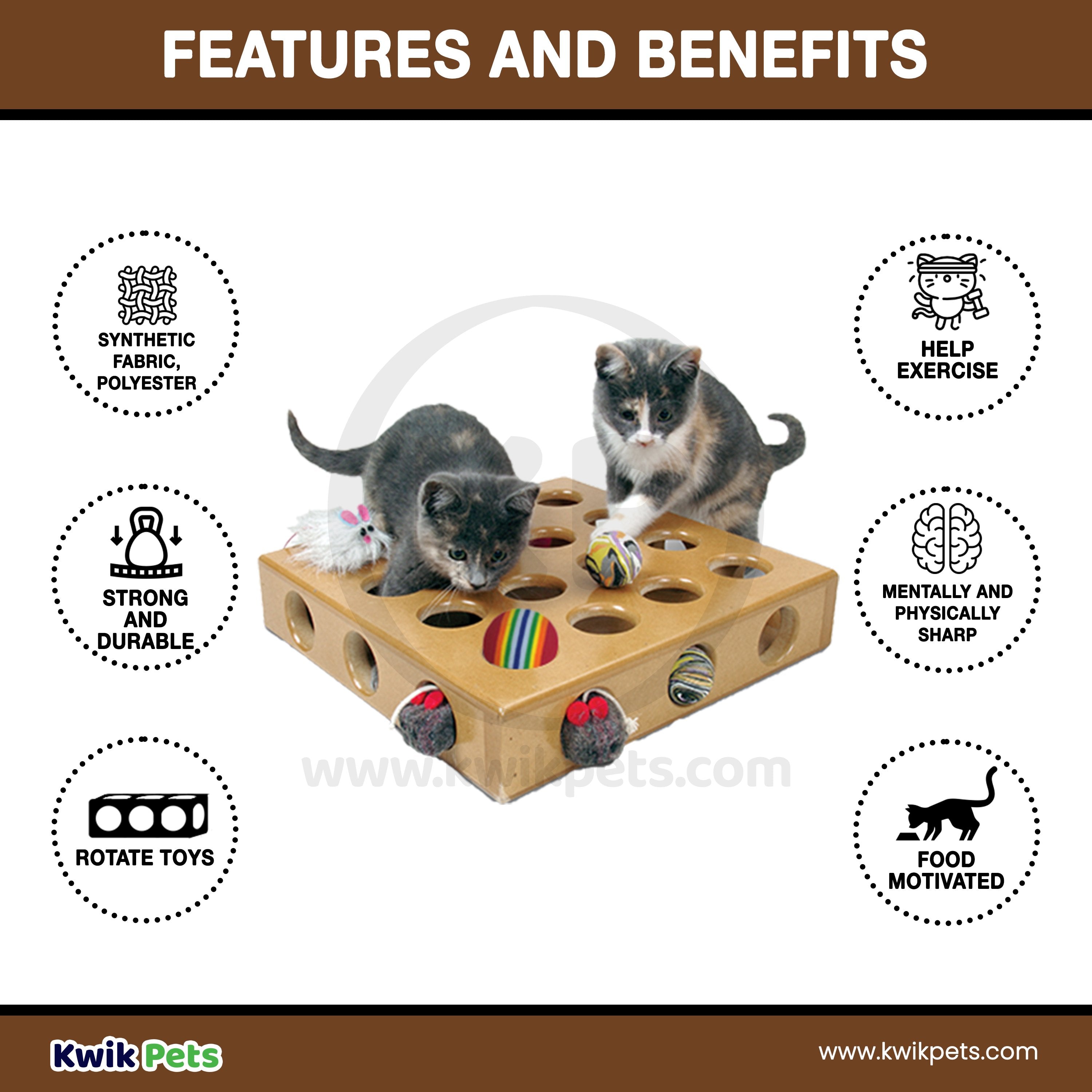 Pioneer Pet SmartCat Peek-a-Prize Cat Toy Box