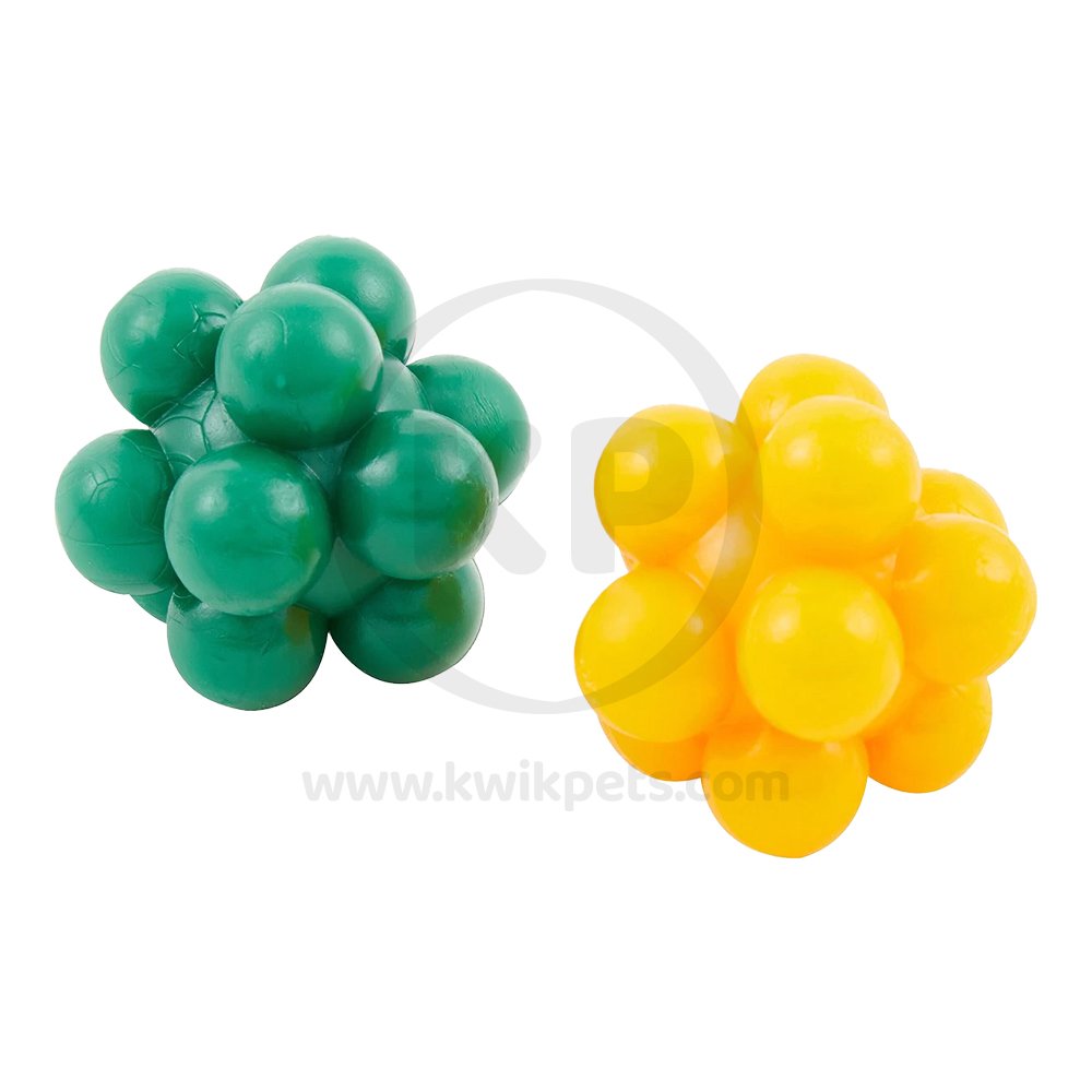 Spot Atomic Rubber Bouncing Ball Cat Toy Assorted 2 Count