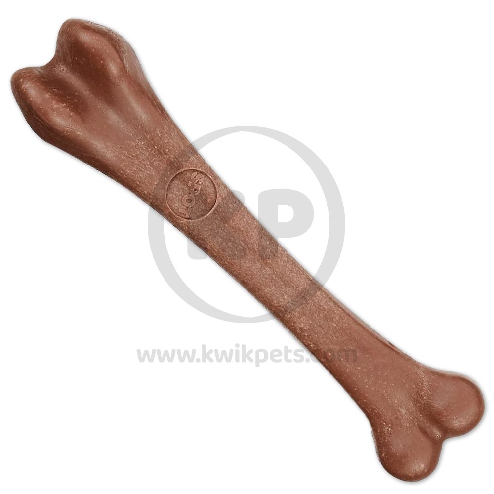 Spot Bam-Bones Bacon Bone Dog Chew Large Toy 7.25-in