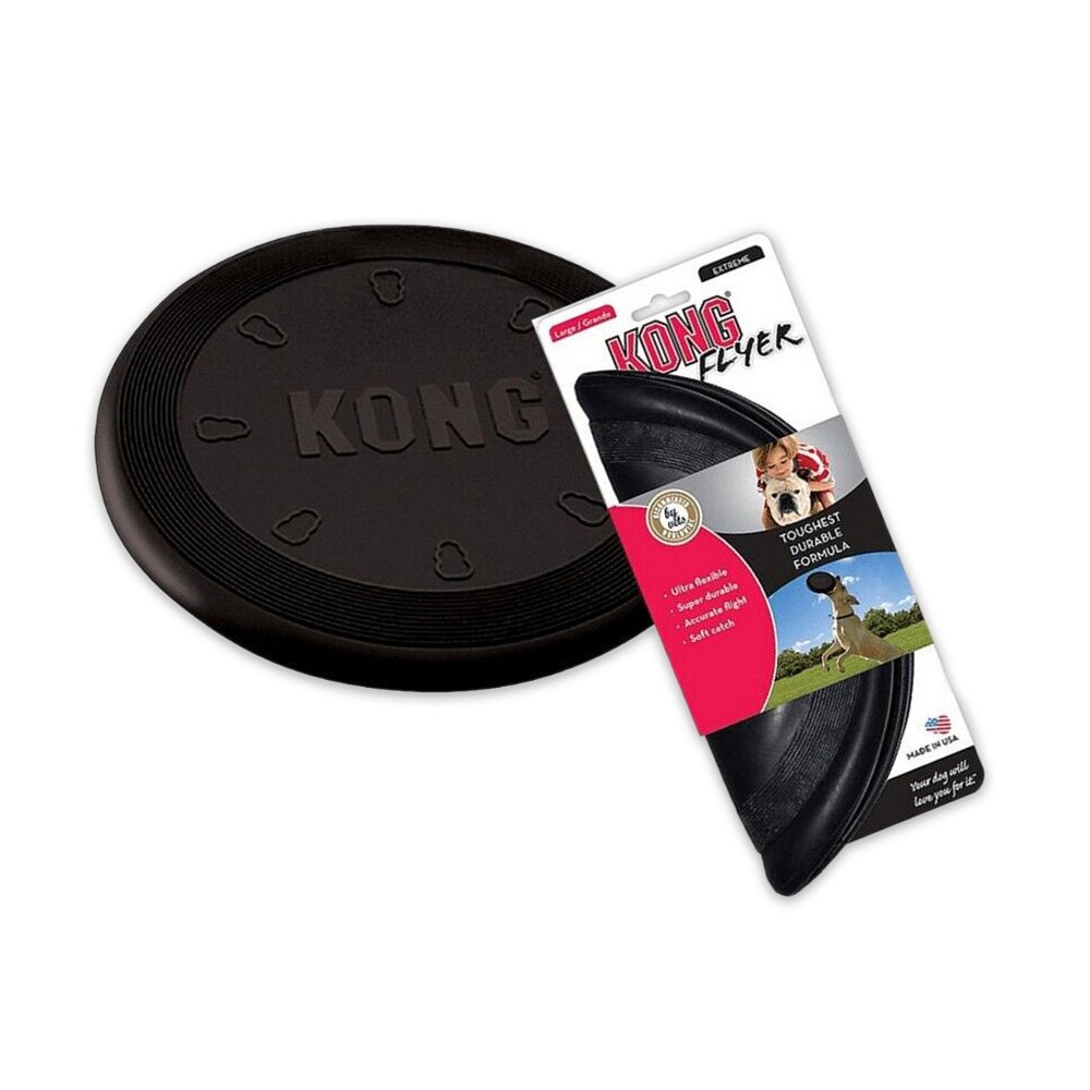 KONG Extreme Flyer Dog Toy Black Large