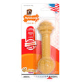Nylabone Barbell Power Chew Durable Dog Toy Peanut Butter Medium/Wolf - Up To 35 lbs