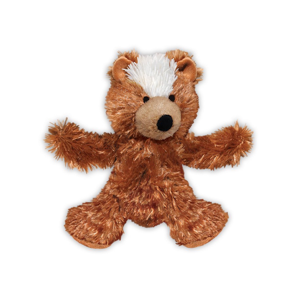 KONG Unstuffed Dog Toy Teddy Bear with Squeaker Medium