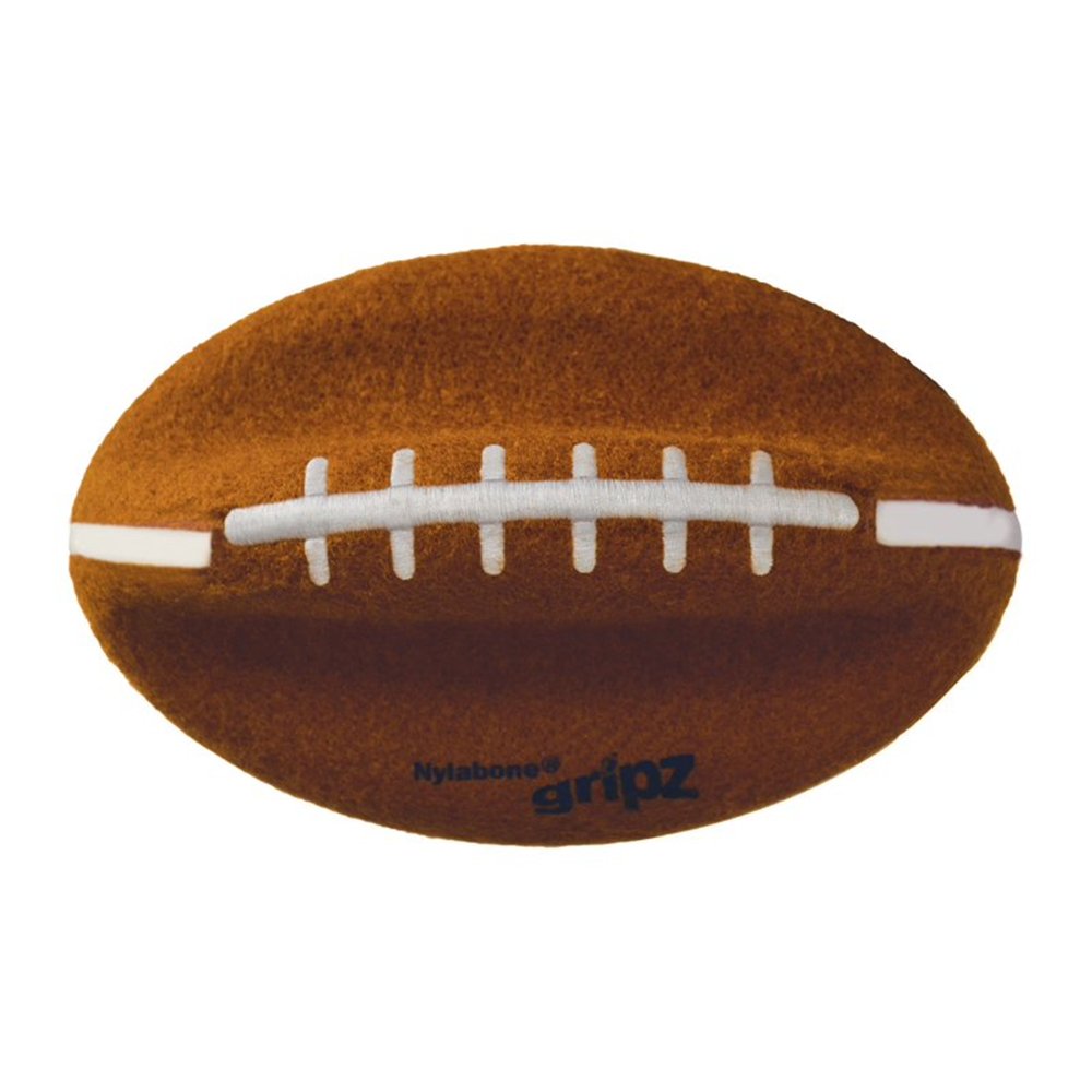Nylabone Power Play Football Gripz Dog Toy Large/Giant - Up To 50 lbs 8.5-in