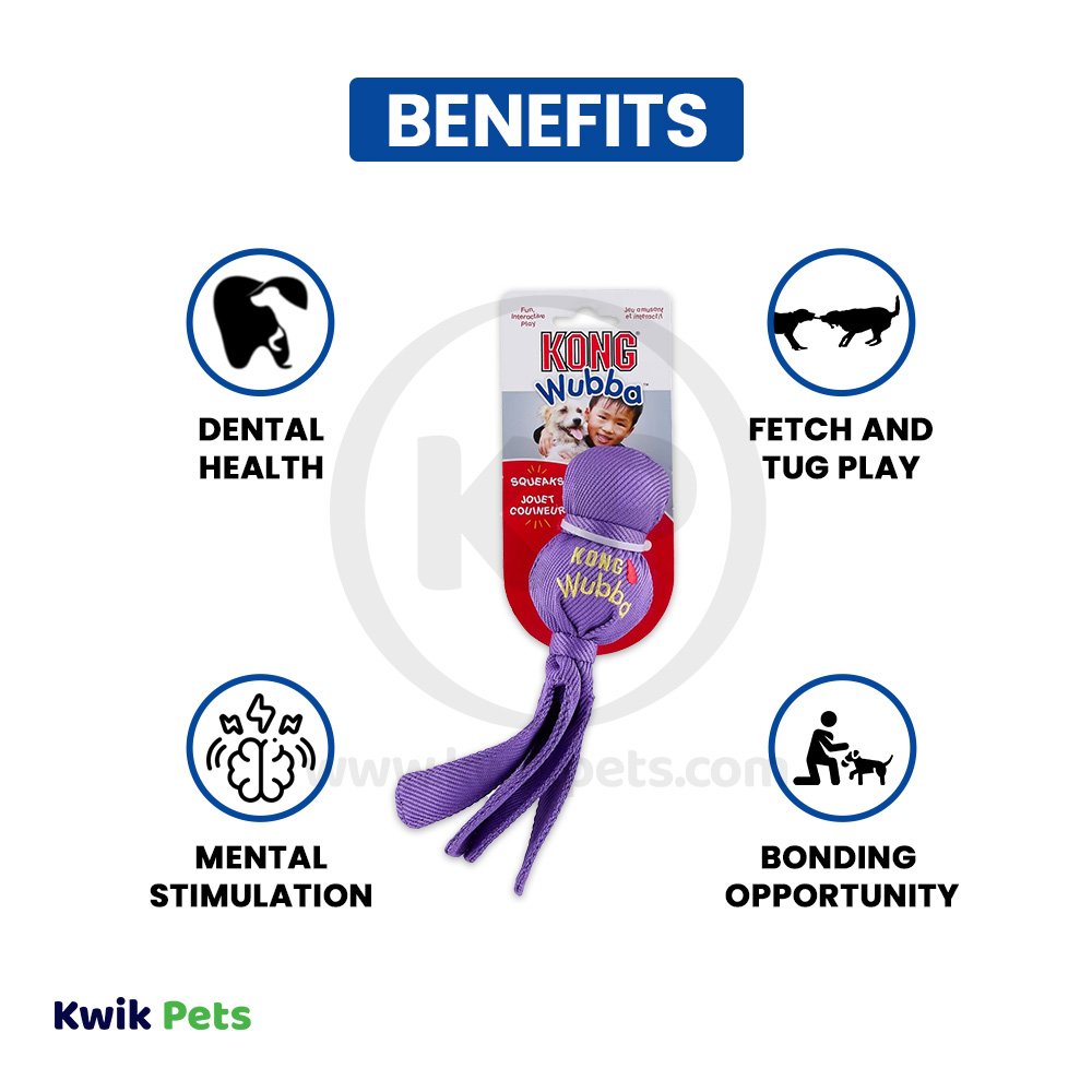 KONG Wubba Dog Toy Assorted Large
