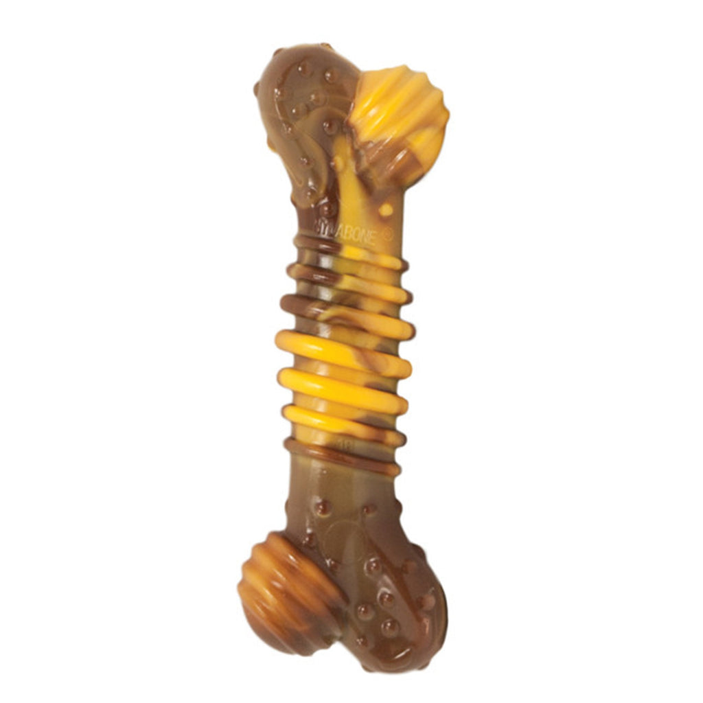 Nylabone Flavor Frenzy Power Chew Durable Dog Toy Philly Cheesesteak Medium/Wolf - Up To 35 lbs