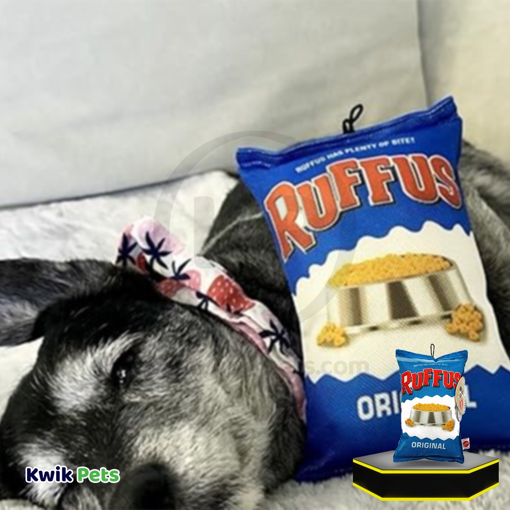 Spot Fun Food Dog Toy Ruffus Chips Multicolor 8-in