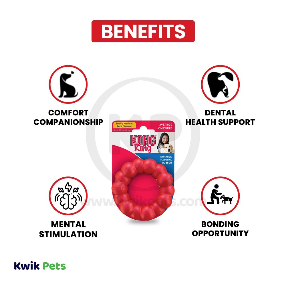 KONG Chew Ring Dog Toy Small/Medium