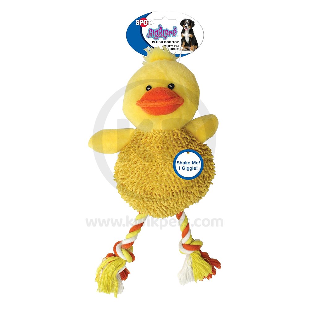 Spot Giggler Pals Plush Dog Toy Assoted 12-in