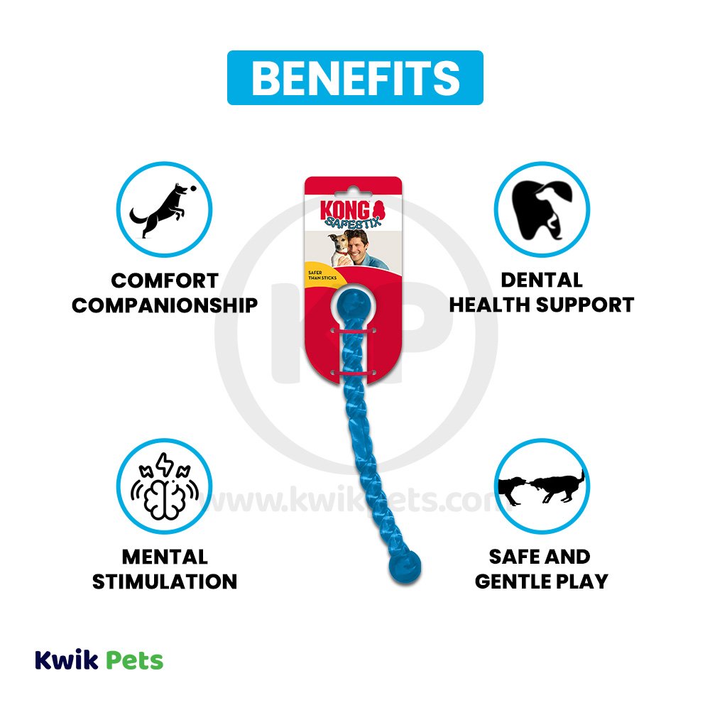 KONG Safestix Dog Toy Assorted Medium