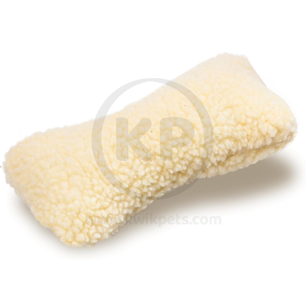 Boss Pet Digger's White Fleece Plush Bone Dog Toy Large