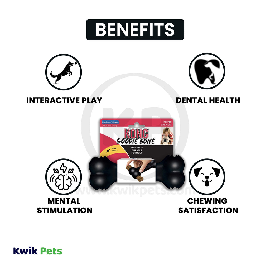 KONG Extreme Goodie Bone Dog Toy Medium