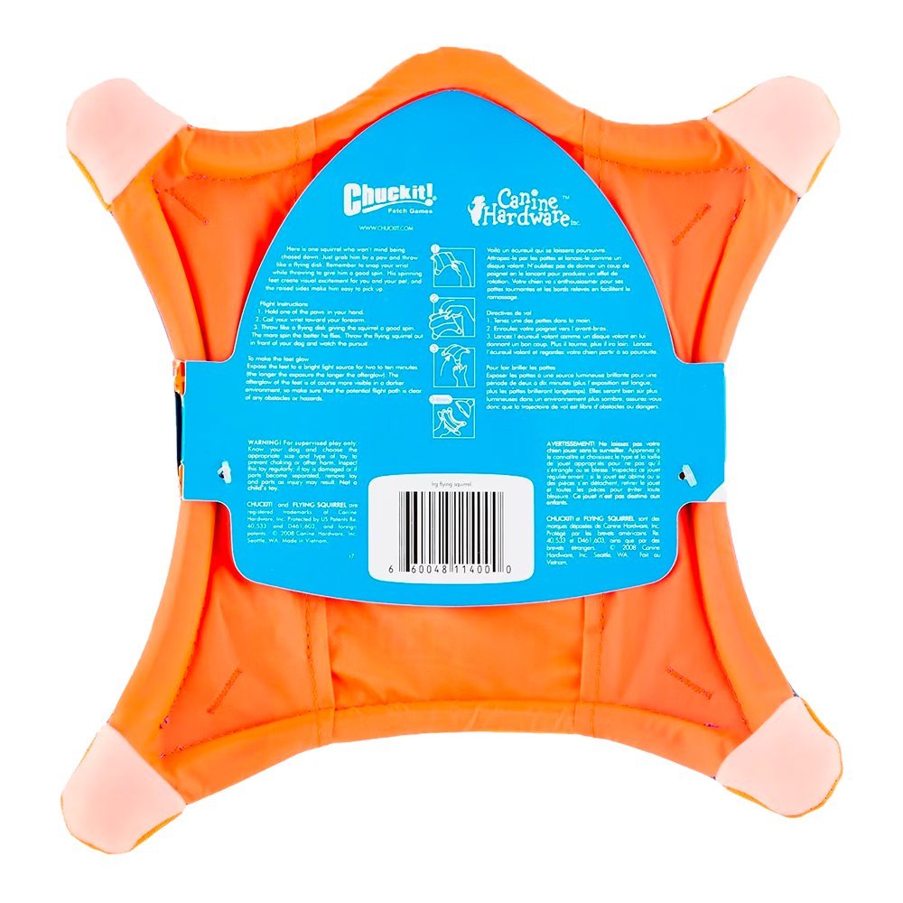 Chuckit! Flying Squirrel Dog Toy Assorted Large