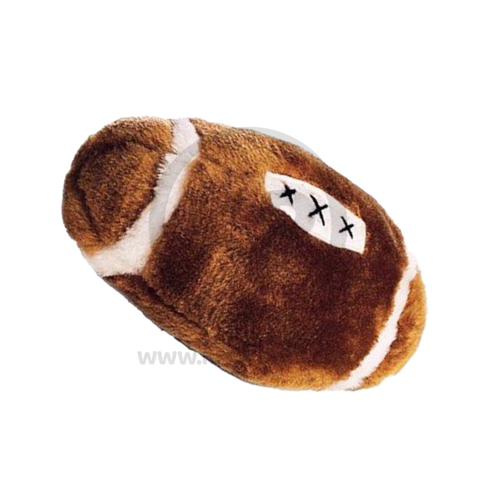 Ethical Pet Plush Dog Toy Football 4.5-in