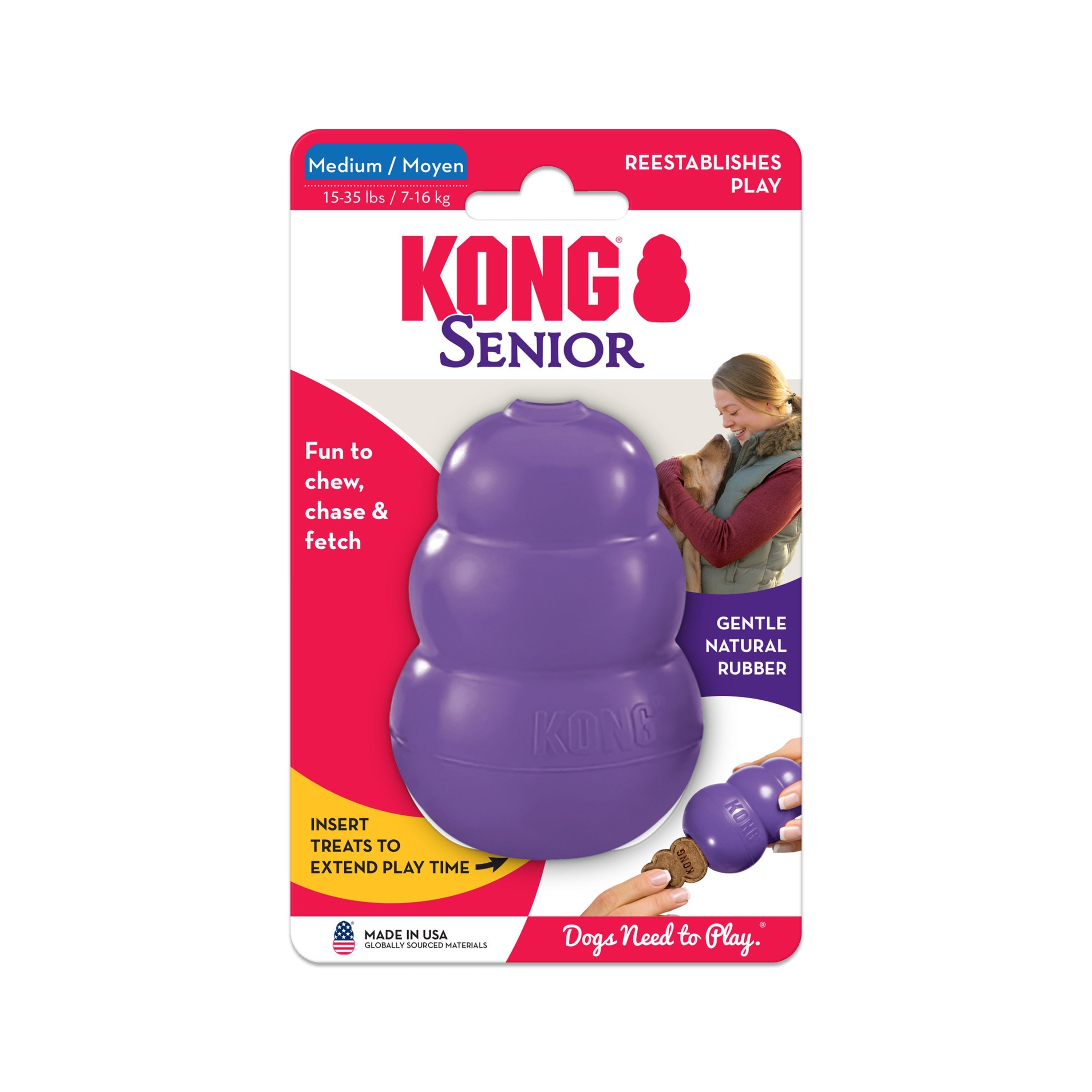 KONG Senior Dog Toy Medium