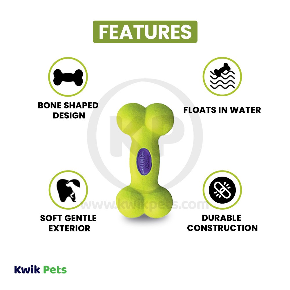 KONG Air Dog Squeaker Bone Dog Toy Large