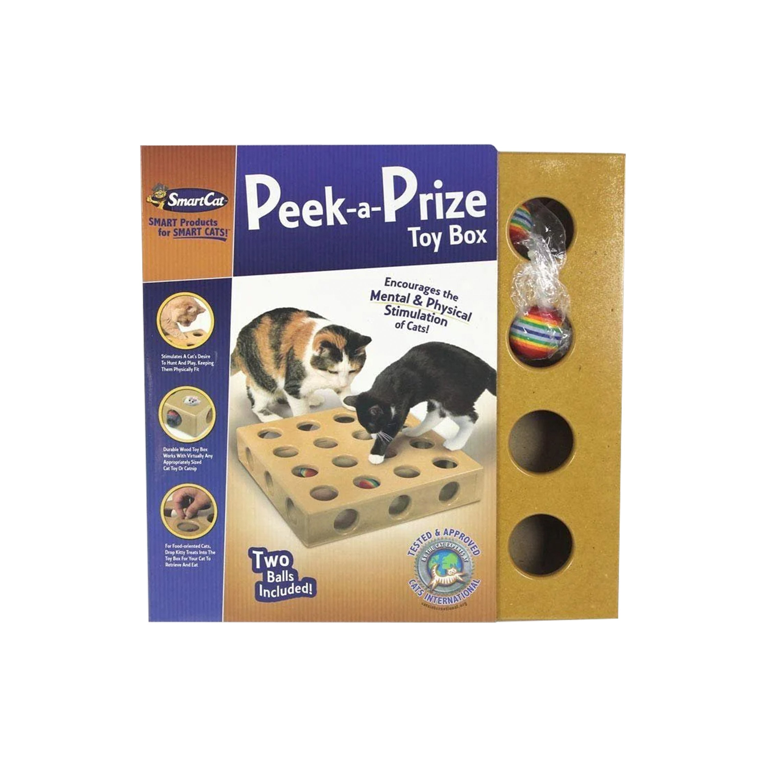 Pioneer Pet SmartCat Peek-a-Prize Cat Toy Box