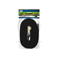 Four Paws Cotton Web Dog Training Lead Black 10-ft