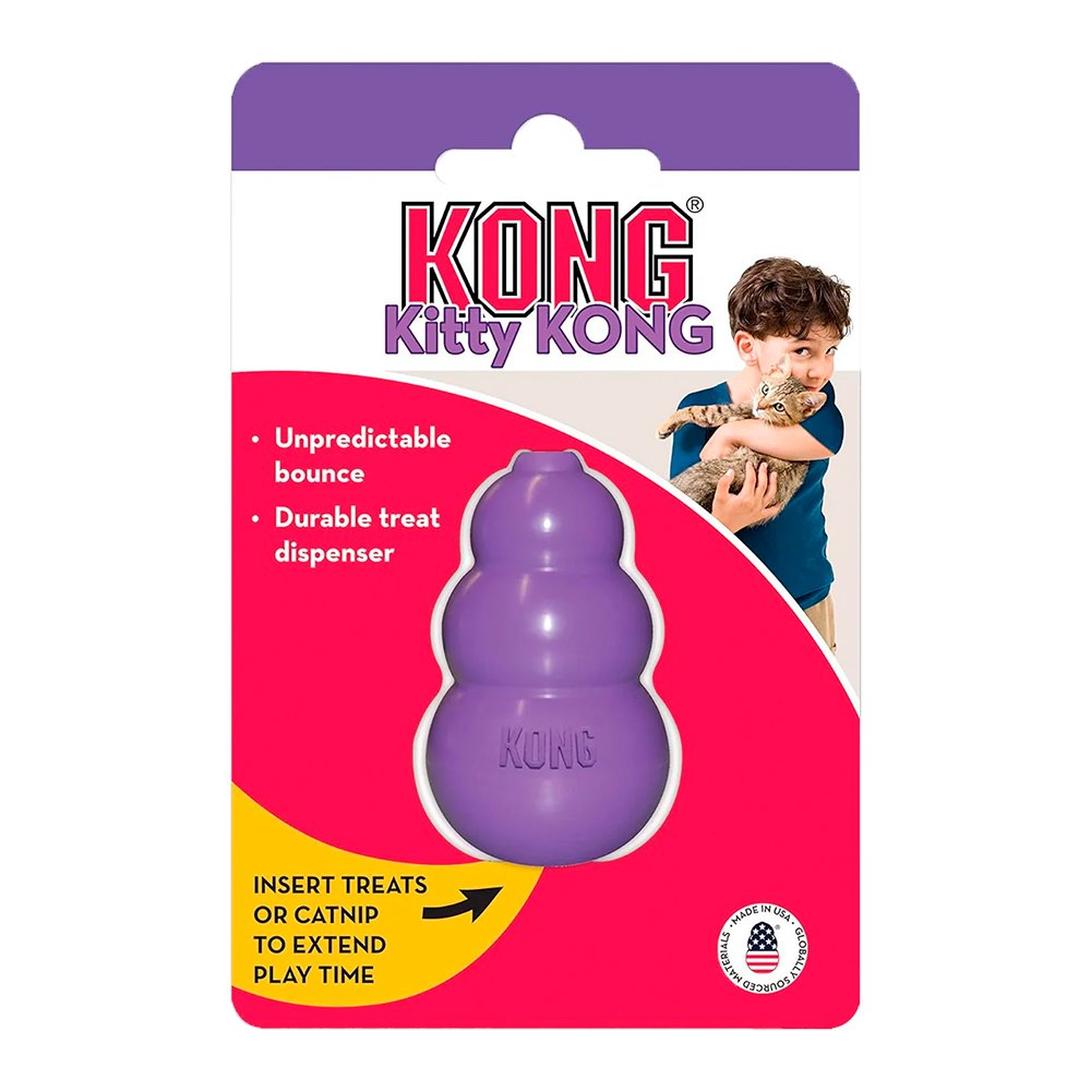 KONG Kitty Catnip Toy Purple One Size