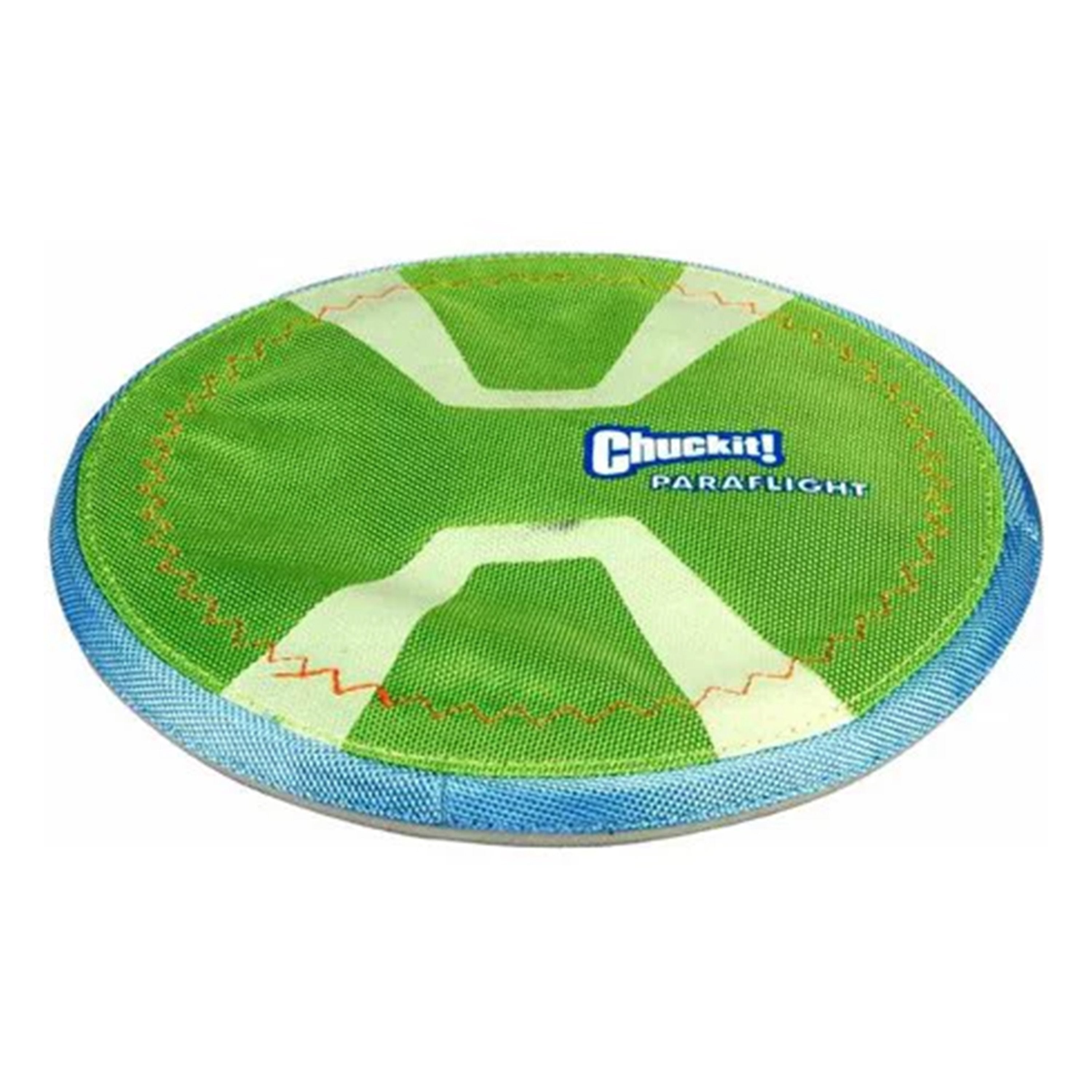Chuckit! Paraflight Max Glow Dog Toy Green/White Large