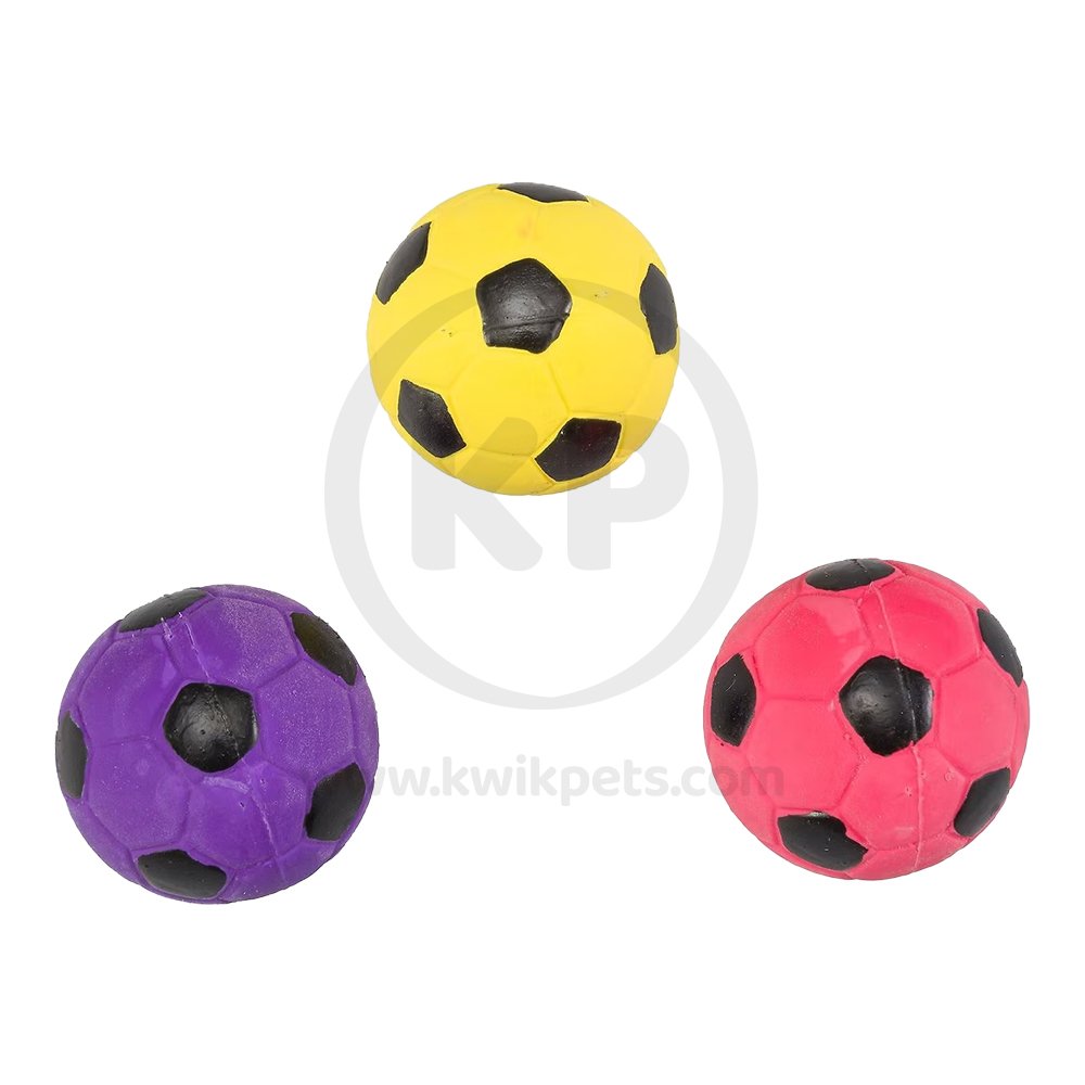 Spot Latex Soccer Ball Dog Toy Assorted 2-in