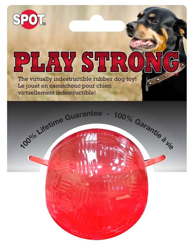 Spot Play Strong Ball Dog Toy Small 2.5-in