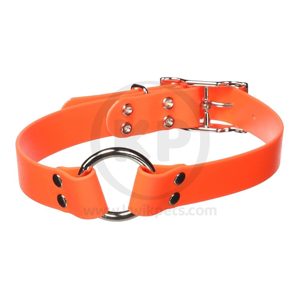 Remington Waterproof Hound Dog Collar with Center Ring Orange 1 in X 22 in