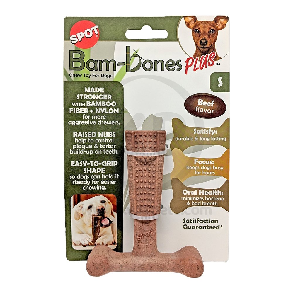 Spot Bam-Bone Plus Dog Chew Beef Small 4-in