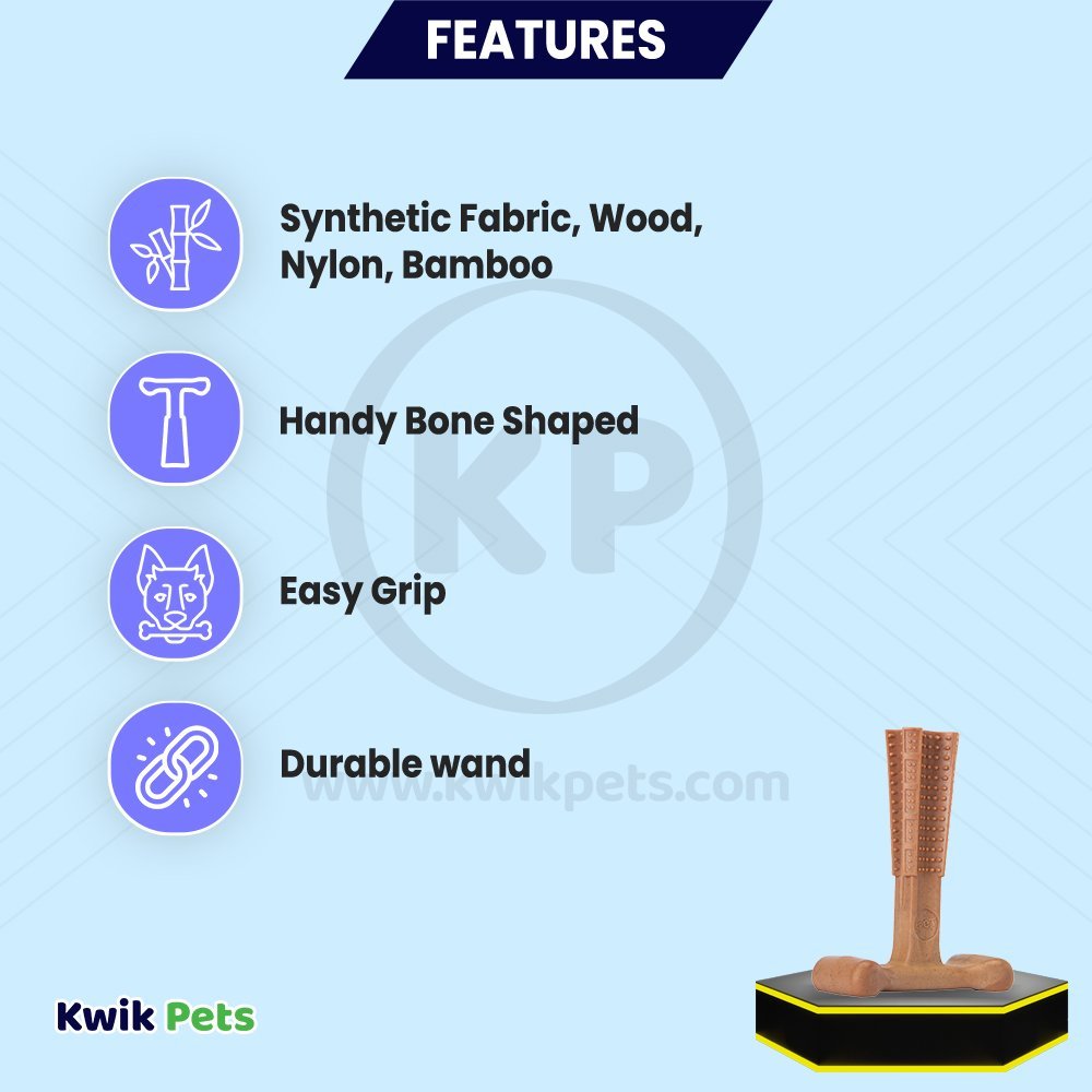 Spot Bam-Bones Plus Dog Chew Toy Beef Large 7-in