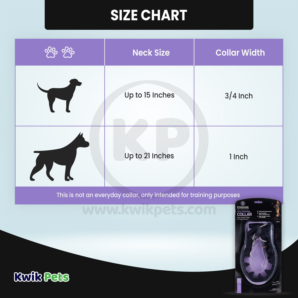 Starmark Pro-Training Dog Collar Black 21-in Large