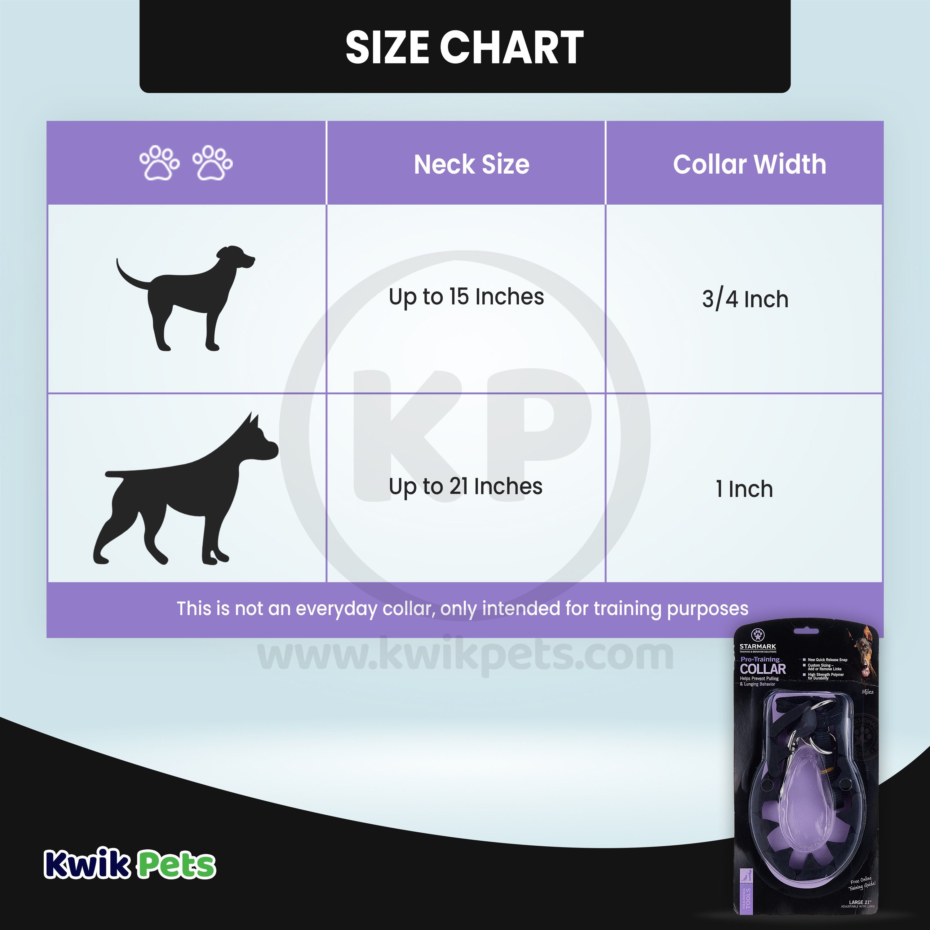 Starmark Pro-Training Dog Collar Black 21-in Large