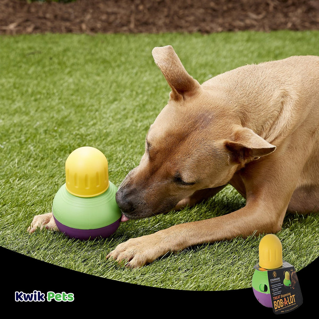 Starmark Bob-A-Lot Treat Dispensing Dog Toy Small