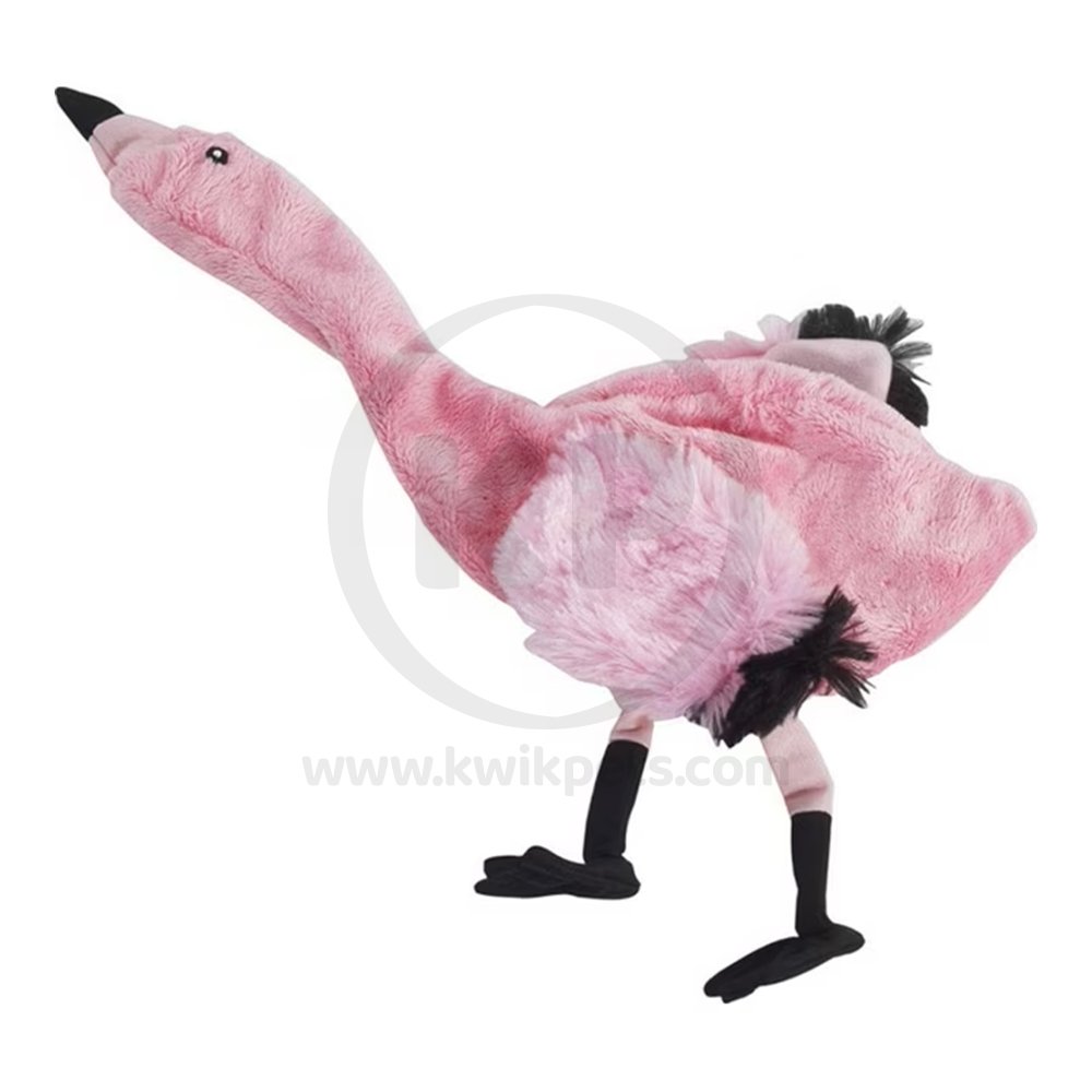 Skinneeez Exotic Series Dog Toy Flamingo Pink Regular