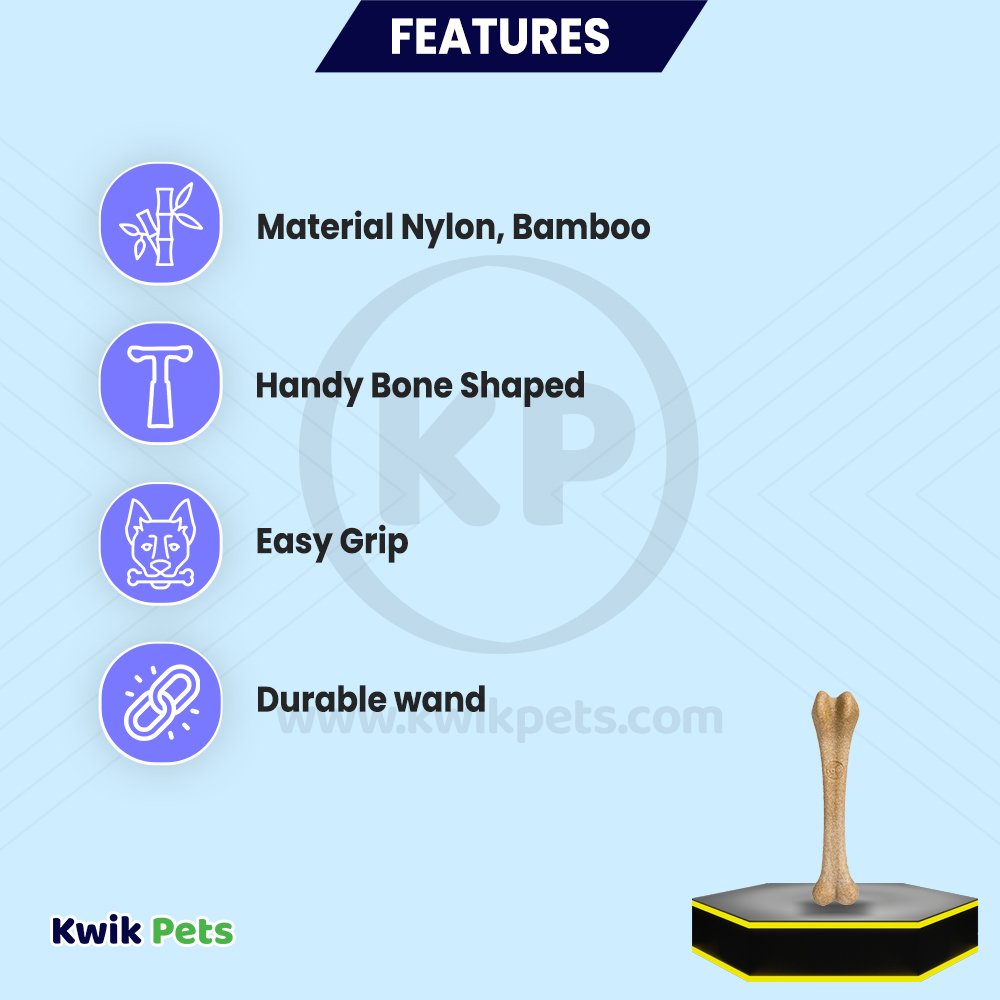 Spot Bam-Bones Chicken Bone Dog Chew Toy Large 7.25-in