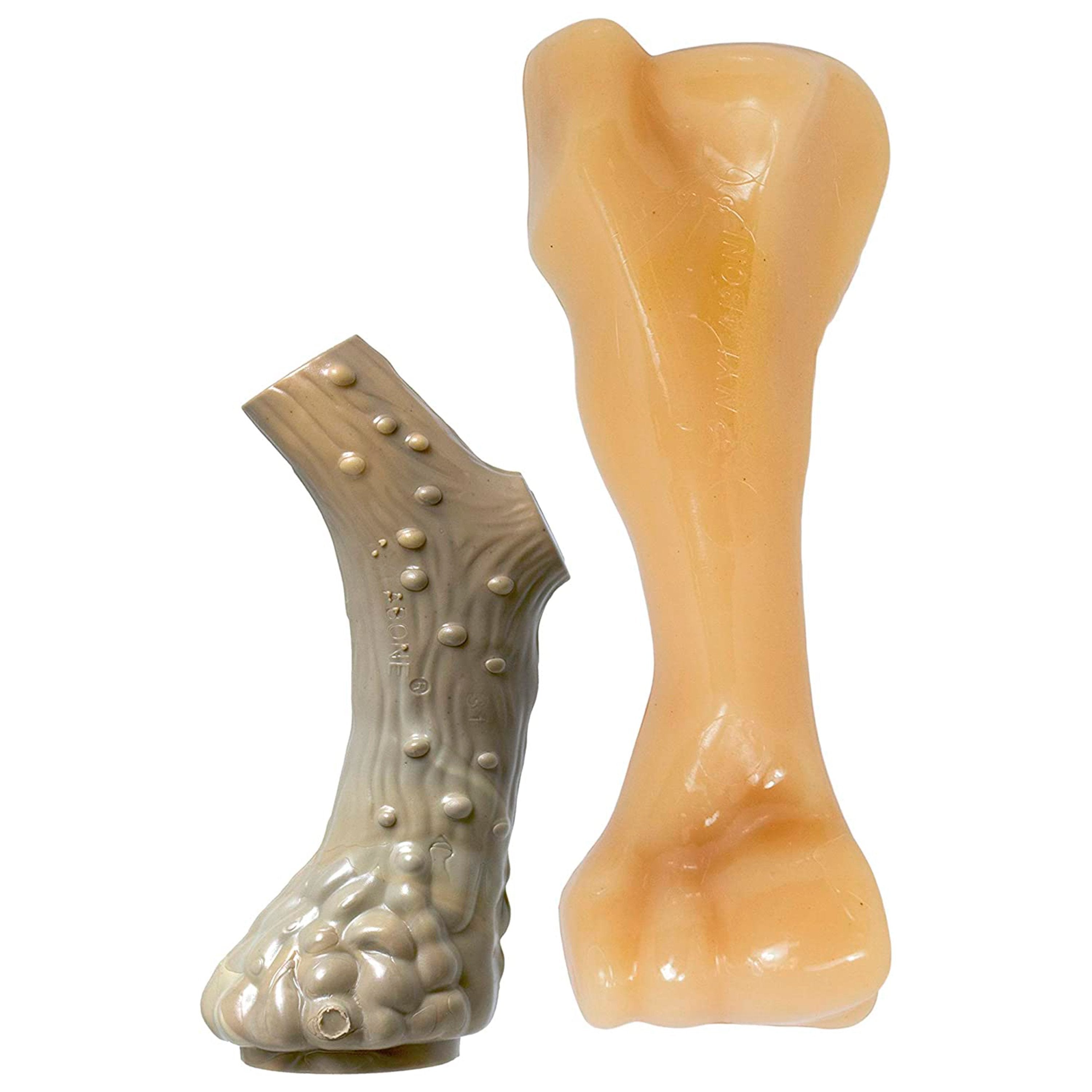 Nylabone Power Chew Venison Antler Alternative & Beef Bone Dog Toy Twin Pack Small/Regular - Up To 25 lbs