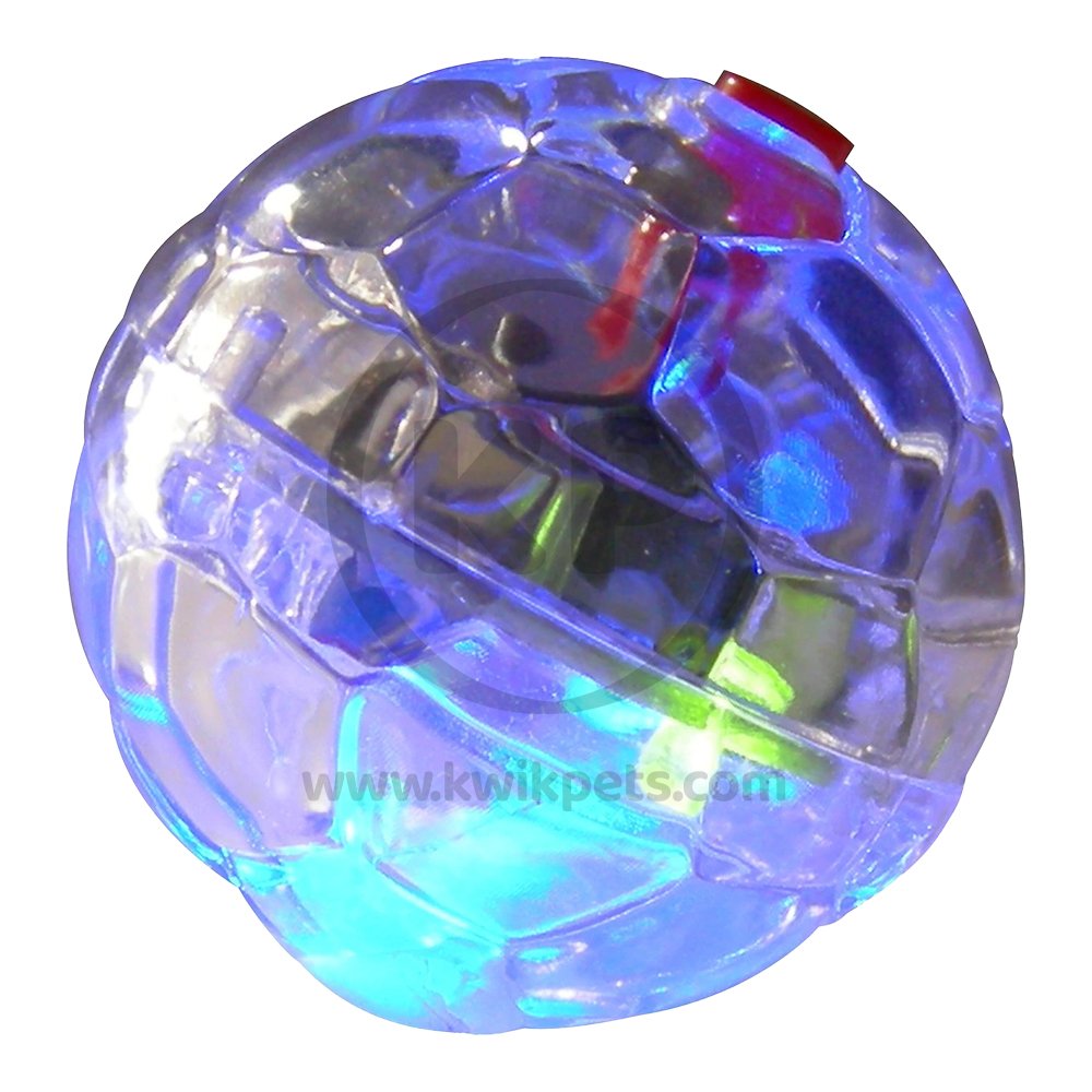 Spot LED Motion Activated Ball Cat Toy Multicolor