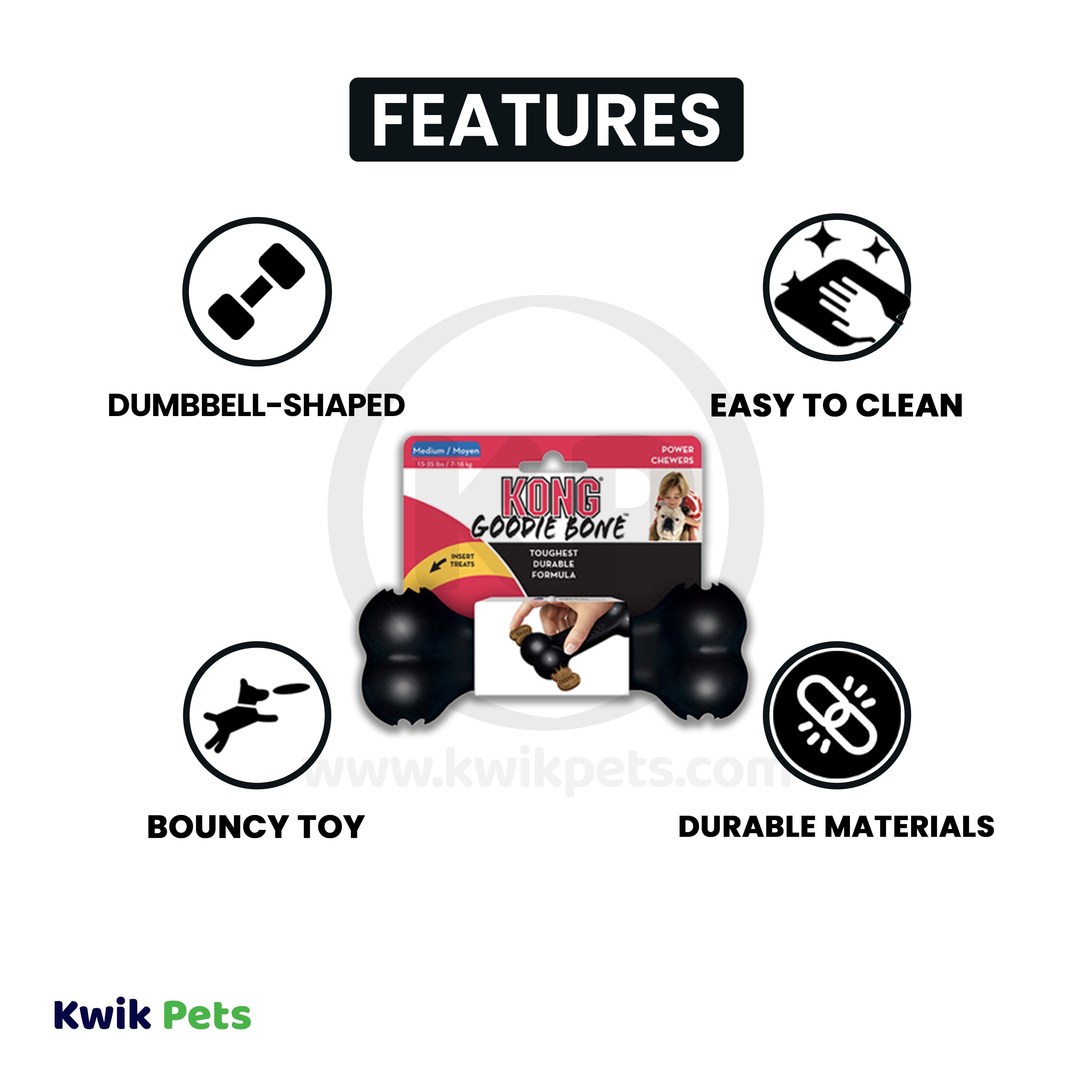 KONG Extreme Goodie Bone Dog Toy Medium