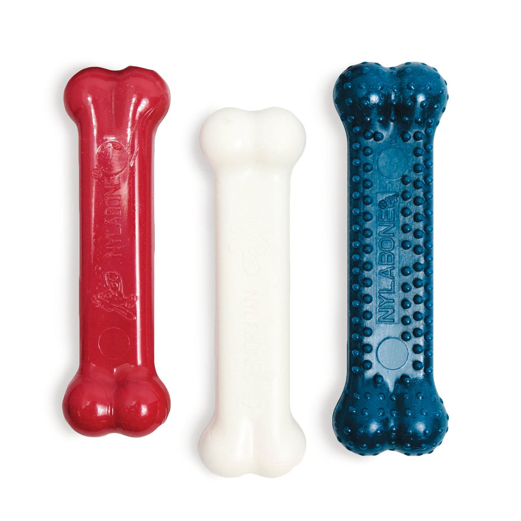 Nylabone Power Chew Variety Triple Pack Chicken Bacon & Peanut Butter Small/Regular - Up To 25 Ibs 3 Count