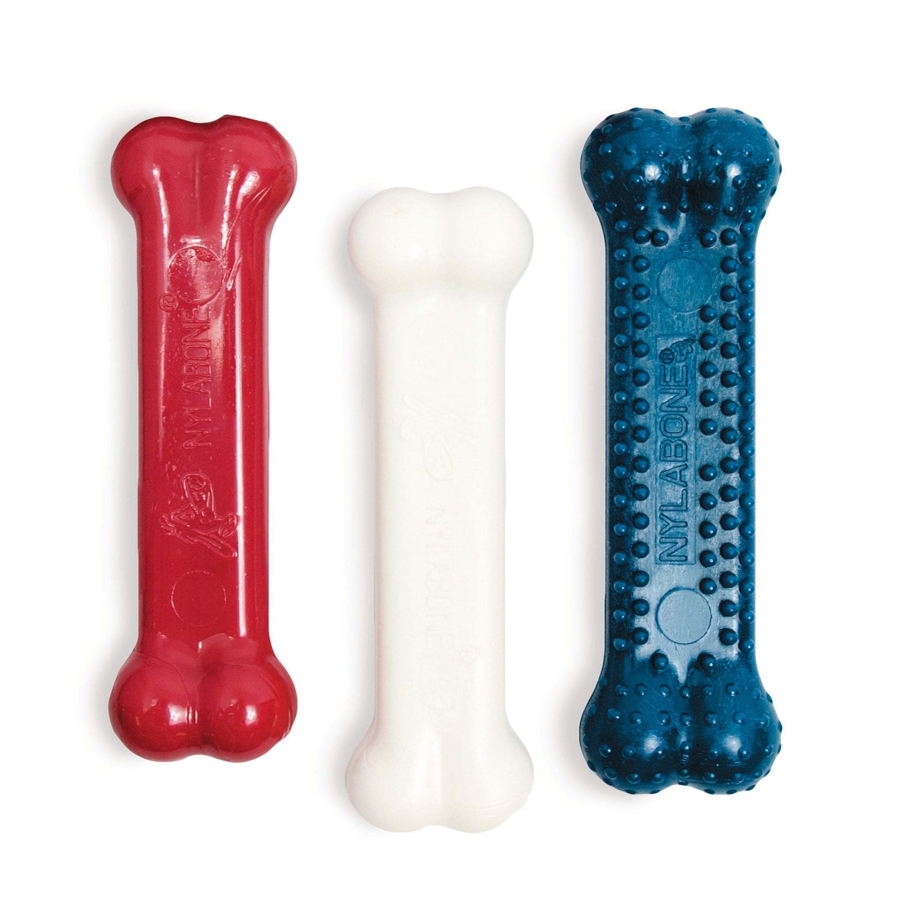 Nylabone Power Chew Variety Triple Pack Chicken Bacon & Peanut Butter Small/Regular - Up To 25 Ibs 3 Count