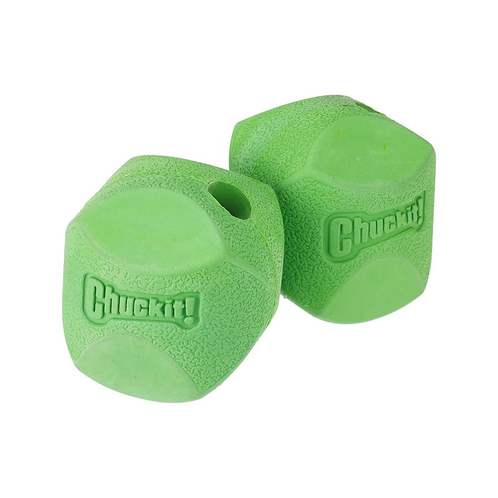 Chuckit! Erratic Ball Dog Toy Green Medium 2 Count