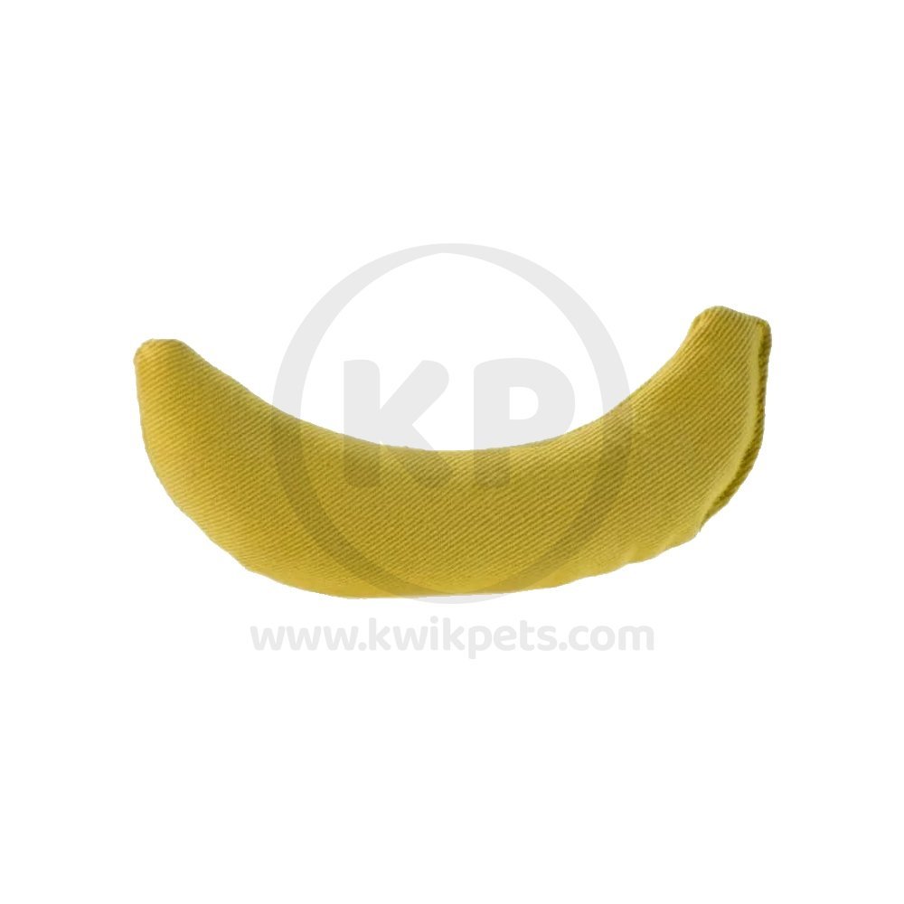 OurPets Cosmic Cat - Banana - A-peeling 100% Catnip Filled Cat Toy Yellow