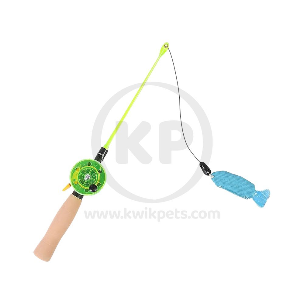 OurPets Cosmic Catnip Teaser Go Fish! Cat Toy