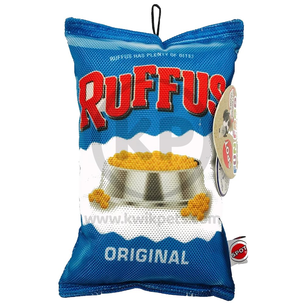Spot Fun Food Dog Toy Ruffus Chips Multicolor 8-in