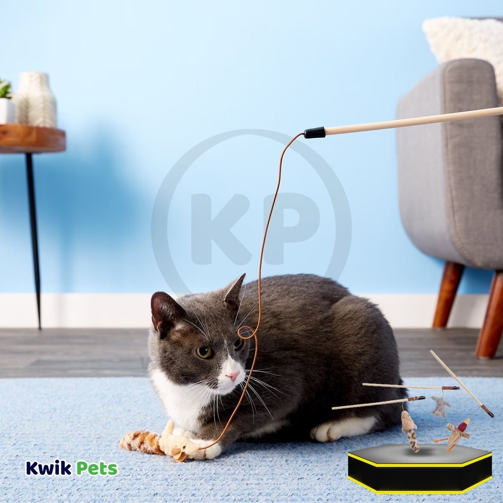 Skinneeez Friends Teaser Wands with Catnip Cat Toy Assorted 12-in