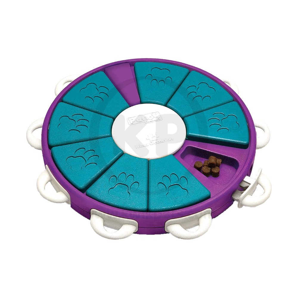 Nina Ottosson Twister Interactive Dog Toy Purple Large 13.25-in