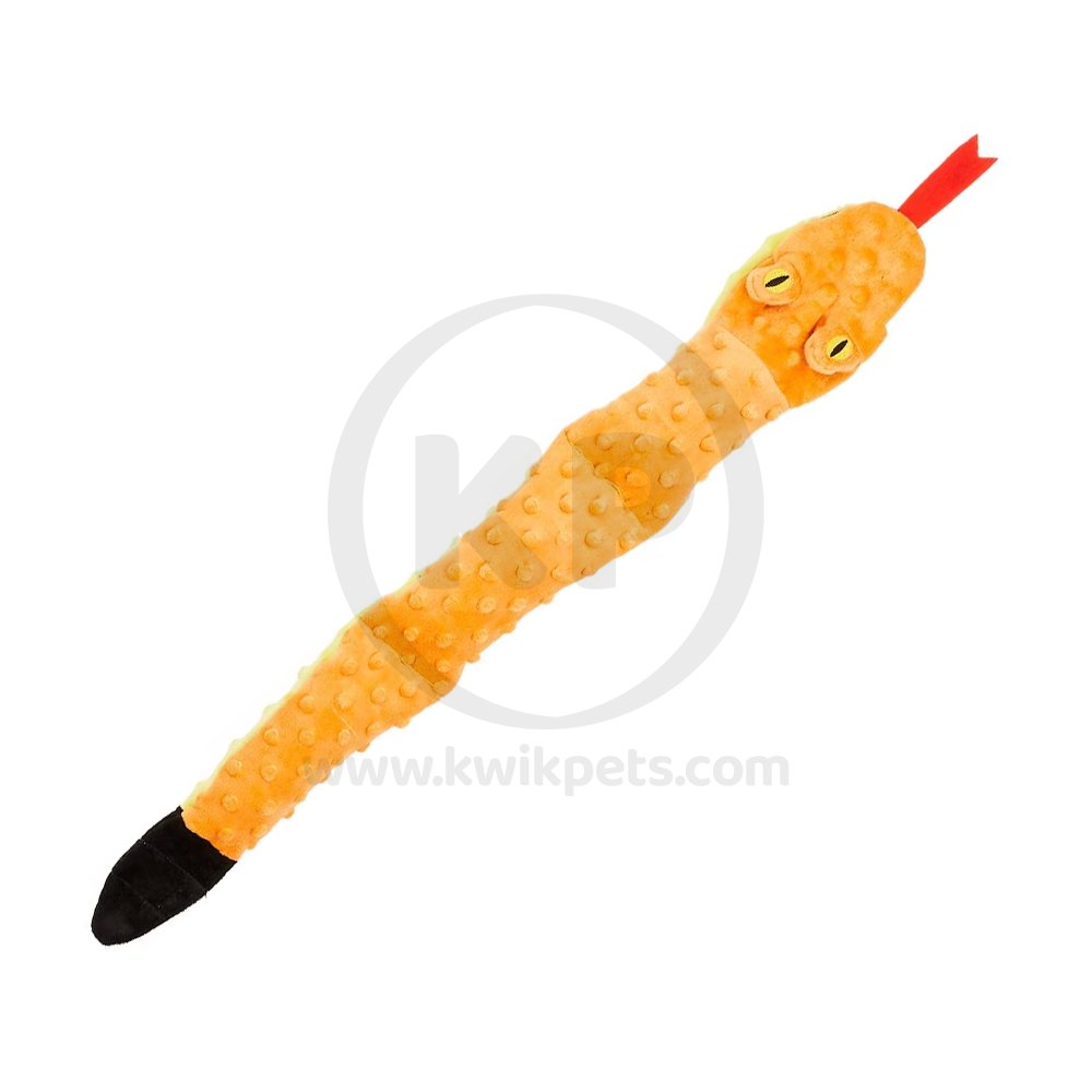 Skinneeez Extreme Dog Toy Triple Squeaker Snake 25-in