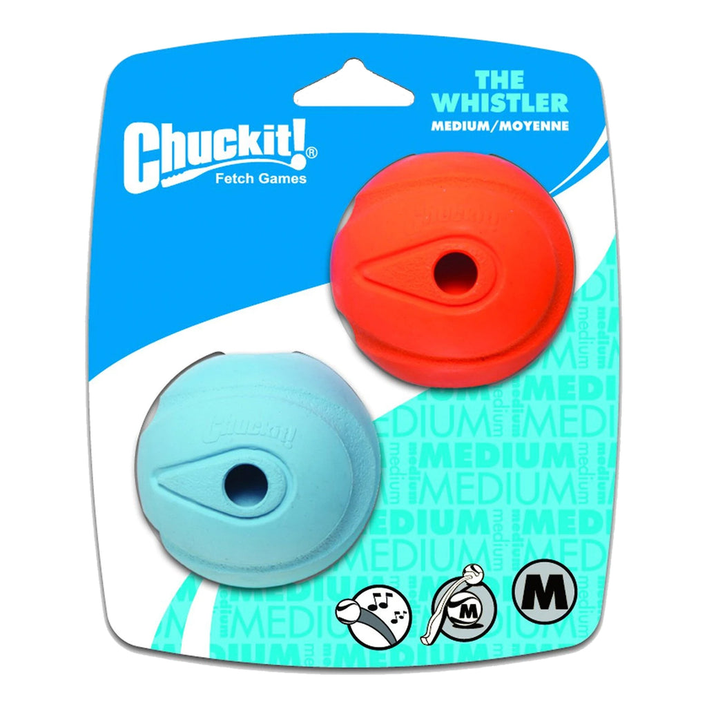 Chuckit! The Whistler Ball Dog Toy Assorted Medium 2 Count
