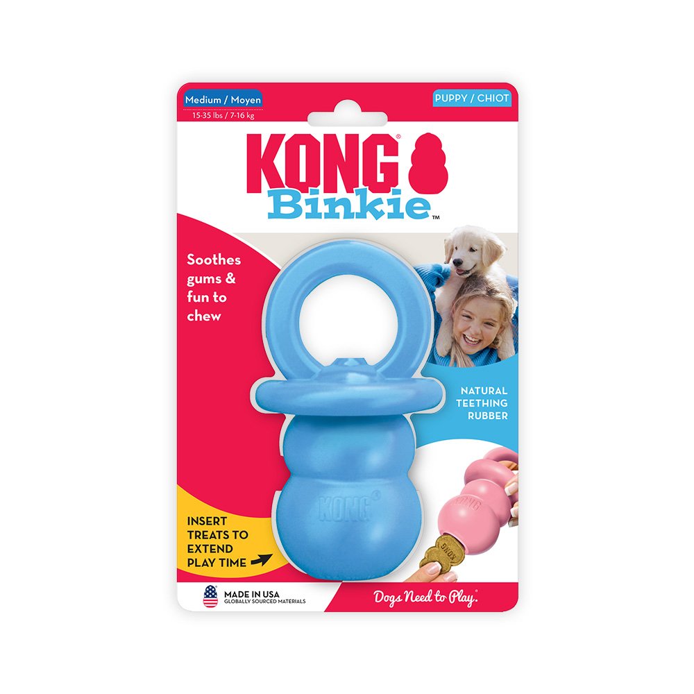 KONG Binkie Puppy Toy Assorted  Medium